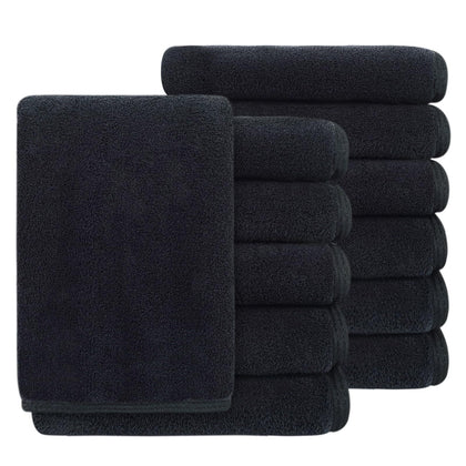 Serviettes en microfibre corail SINLAND 12 x 12 pouces vue avant