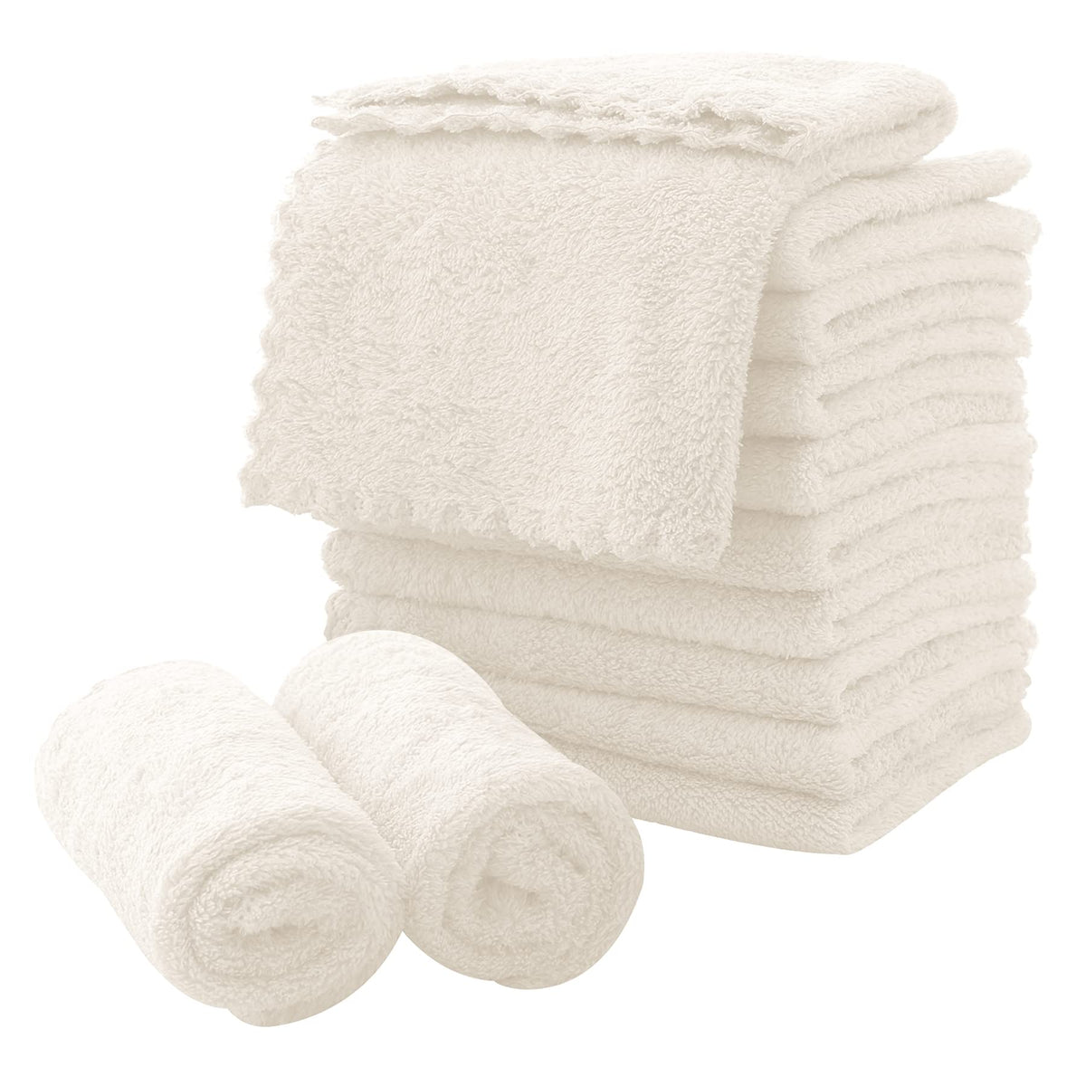 Serviettes en microfibre MOONQUEEN 12 pack avec couleurs vives