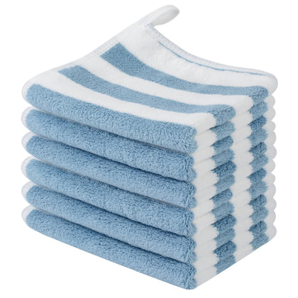 Serviettes en microfibre SINLAND 12x12 pouces pack de 6