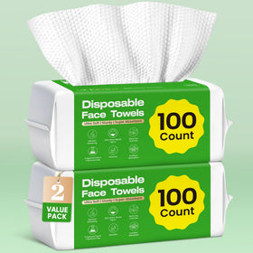 Serviettes jetables Elvira 120 comptes avec emballage avant