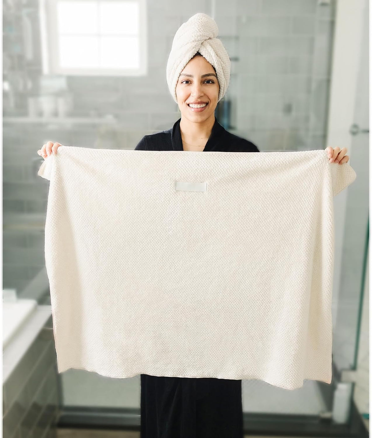 Serviettes ROLSHOL en microfibre, ensemble de deux pièces