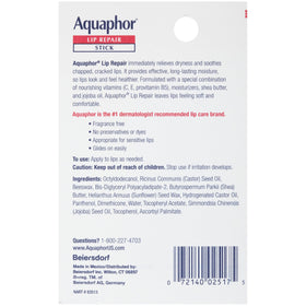 Set Aquaphor Baume à Lèvres sur une surface en bois