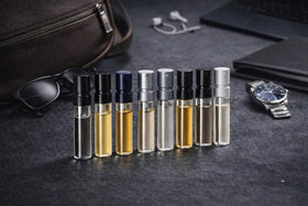 Set d'échantillons de parfums pour hommes, prêt pour le voyage