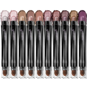 Set de 10 crayons ombre à paupières LUXAZA PRO avec nuances neutres