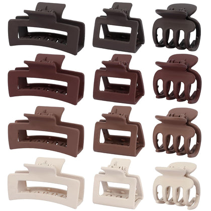 Set de 12 clips à cheveux SMKSL en plusieurs couleurs
