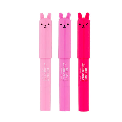 Set de 3 crayons à lèvres TONYMOLY Petit Bunny avec packaging coloré