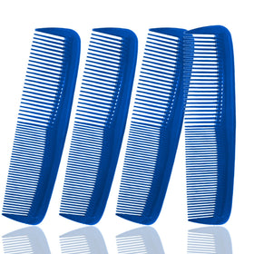 Set de 4 peignes Soft 'N Style en bleu marine