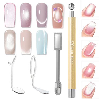Set de 5 magnets Cat Eye Modelones avec stylo double tête