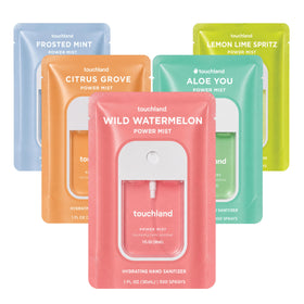 Set de 5 sprays désinfectants Touchland avec différentes senteurs