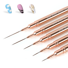 Set de 5 stylos métalliques Artdone pour nail art avec différentes tailles de pinceaux