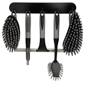 Set de 6 brosses de nettoyage Trazon avec squeegee et crochets adhésifs