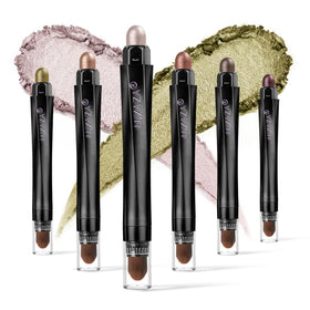Set de 6 crayons à ombre à paupières LUXAZA Champagne Rose