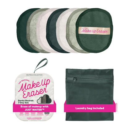 Set de 7 Jours MakeUp Eraser avec plusieurs lingettes colorées