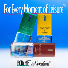 Set de brumes VACATION en situation de voyage