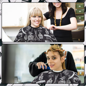 Set de coiffure YELEGAI avec cape et brosse à cou