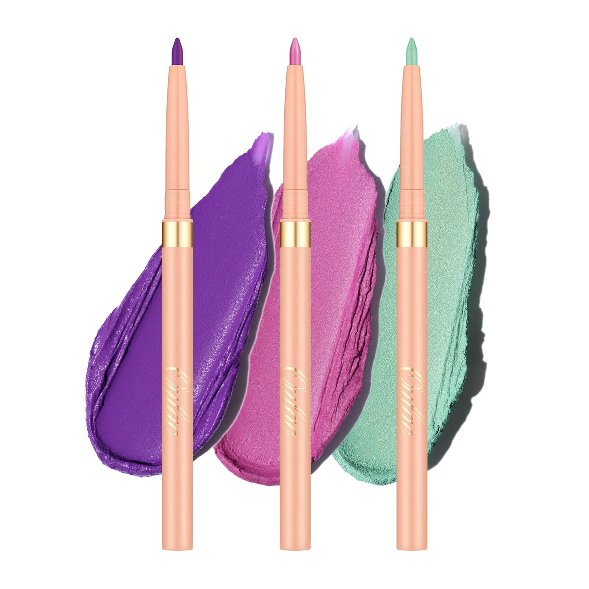 Set de crayons à lèvres Oulac avec trois couleurs différentes