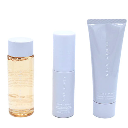 Set de Démarrage FENTY BEAUTY avec Total Cleanser, Fat Water et Hydra Vizor