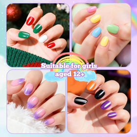 Set de faux ongles krofaue de 260 pièces avec différentes tailles