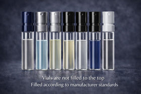 Set de flacons d'échantillons de parfums pour hommes, aspect général