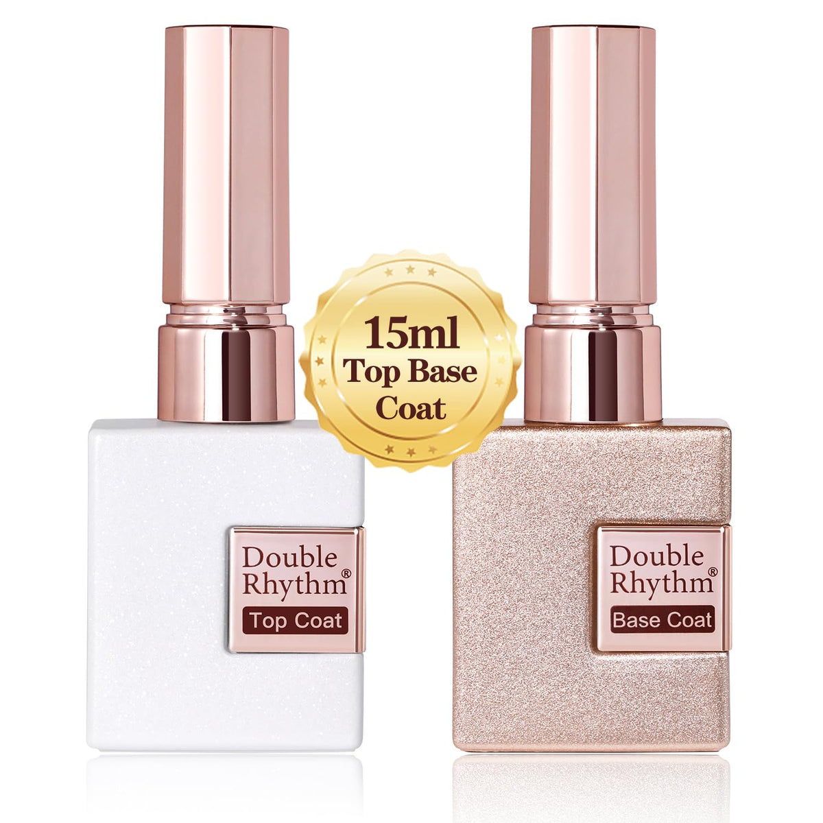 Set de gel à ongles Double Rhythm 15ML avec base et top coat