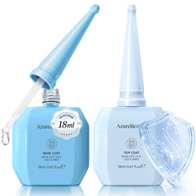 Set de Gel de Base et Top Coat AZUREBEAUTY 18ml, vue de face