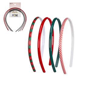 Set de headbands Conair avec 4 pièces colorées, vue de face