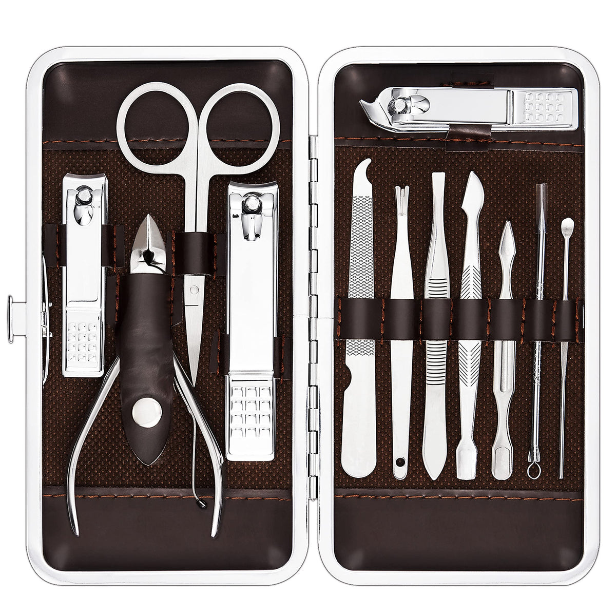 Set de manucure Cater 12 pièces dans un étui élégant