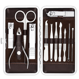 Set de manucure Cater 12 pièces dans un étui élégant