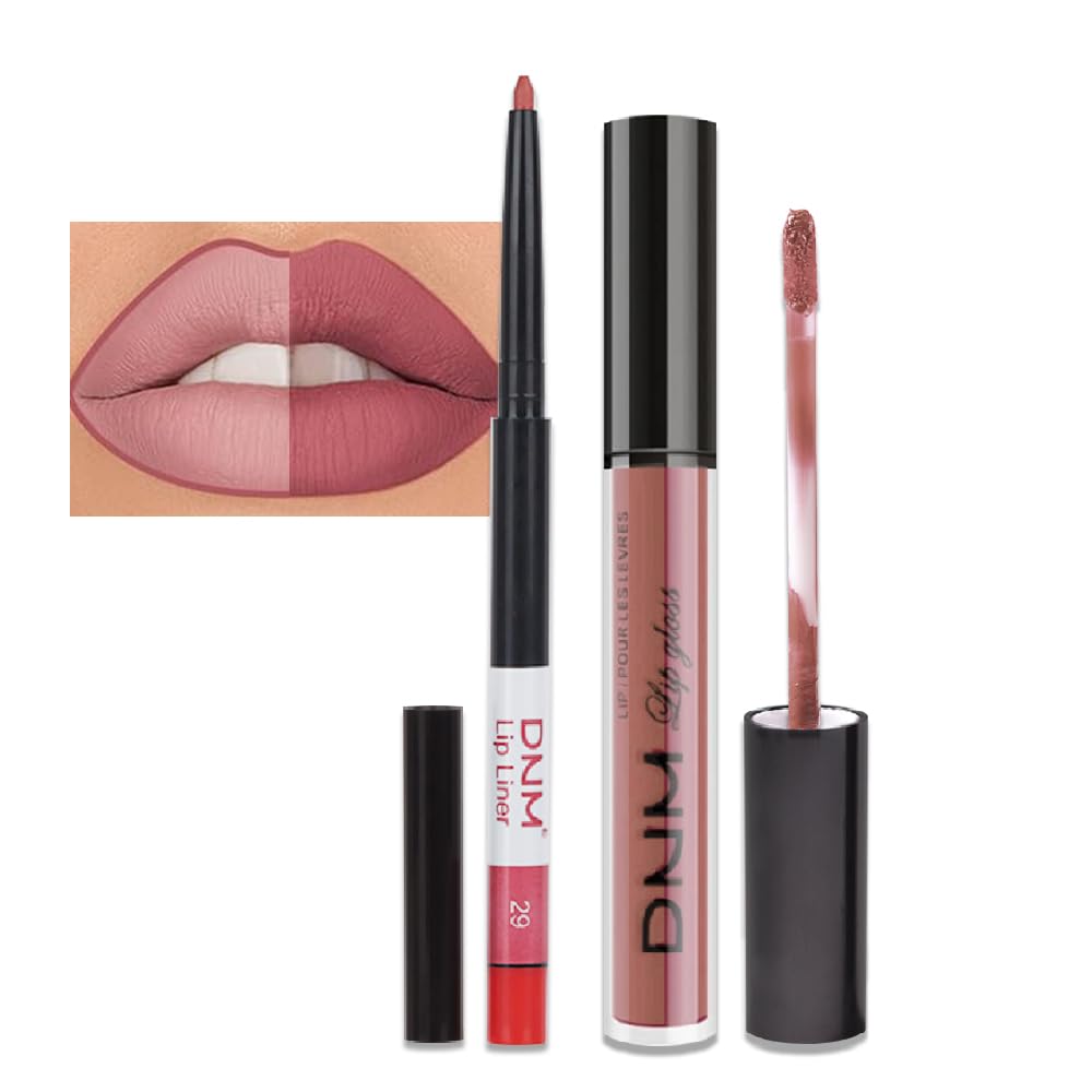Set de maquillage evpct avec crayon à lèvres et rouge à lèvres mat