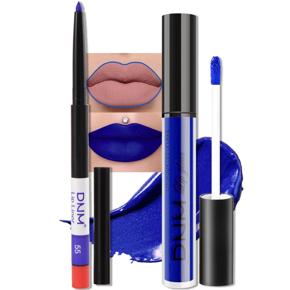 Set de maquillage lèvres evpct avec rouge à lèvres mat et crayon contour