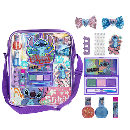 Set de Maquillage Stitch avec sac à cosmétiques et accessoires