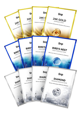 Set de masques SNP Ampoule Variété avec emballage
