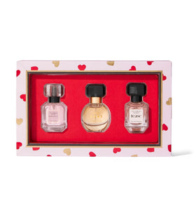 Set de parfums Victoria's Secret avec Bombshell, Bare, et Tease, vue de face