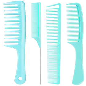 Set de peignes professionnels SALON SILK en vert menthe