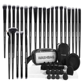 Set de pinceaux MAANGE 41 pièces avec sac de transport noir