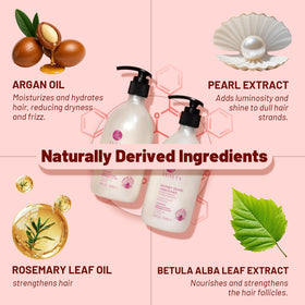 Set de produits L LUSETA avec étiquette visible