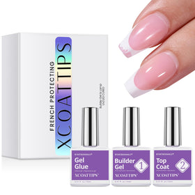 Set de Protection Français BTARTBOXNAILS avec gel de construction 15 ml