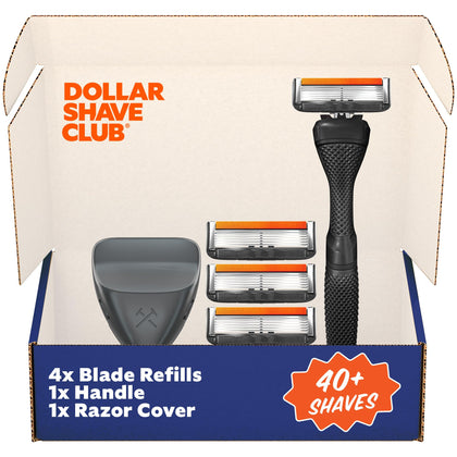 Set de Rasage de Voyage Dollar Shave Club avec 4 recharges