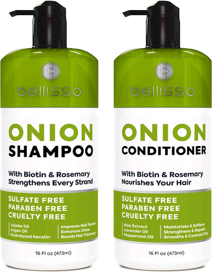 Set de shampooing et après-shampooing BELLISSO devant en vue de face