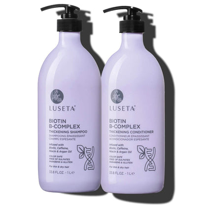 Set de shampooing et après-shampooing Biotin B-Complex L LUSETA vue de face