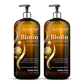 Set de shampooing et après-shampooing Biotin Majestic Pure 2x480ml