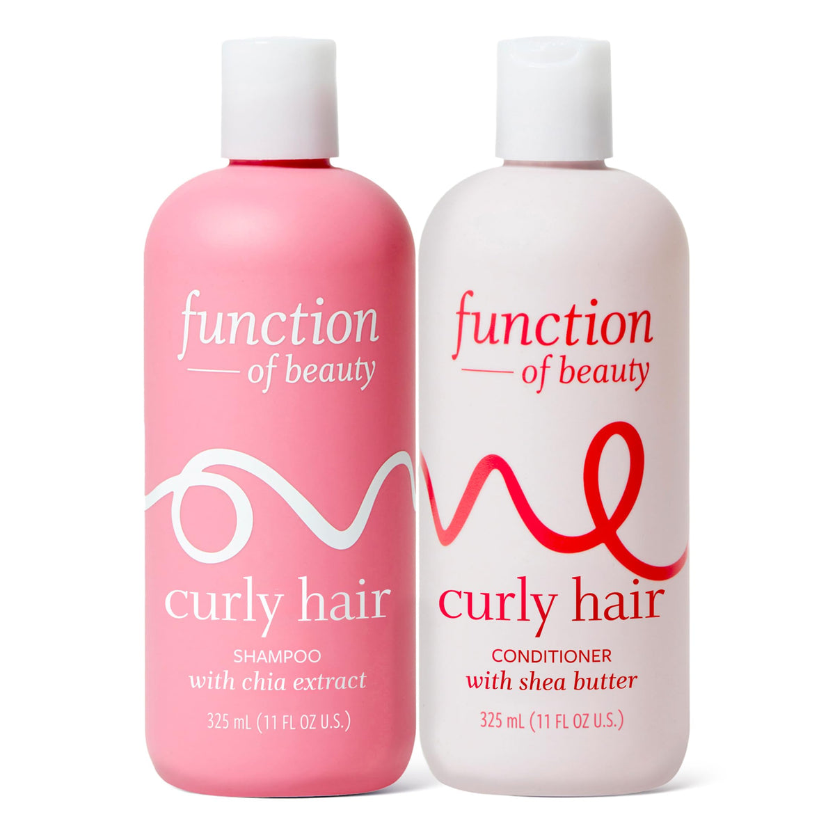 Set de shampooing et après-shampooing cheveux bouclés Function of Beauty vue de face