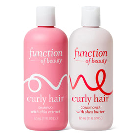 Set de shampooing et après-shampooing cheveux bouclés Function of Beauty vue de face