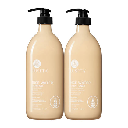 Set de shampooing et après-shampooing L LUSETA Eau de Riz, vue avant