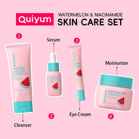 Set de soins à la pastèque et niacinamide, emballage