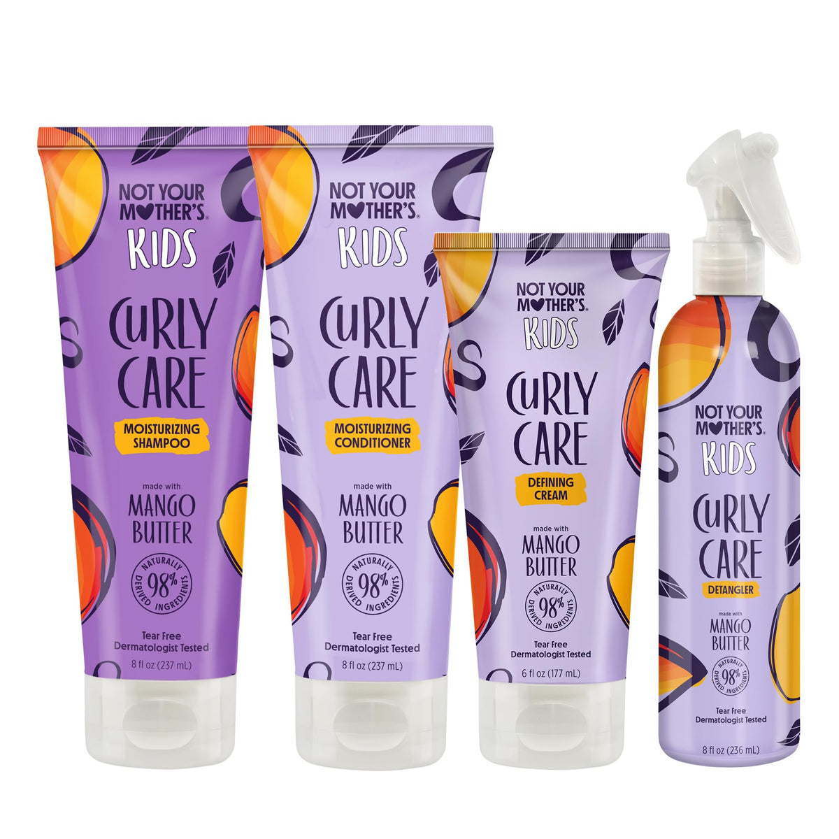 Set de soins capillaires Not Your Mother's pour enfants, incluant shampoing, après-shampoing, crème et démêlant