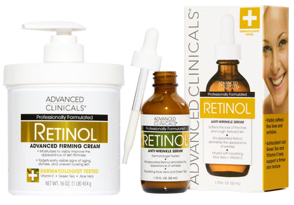Set de soins peau Retinol 2 pièces d'Advanced Clinicals