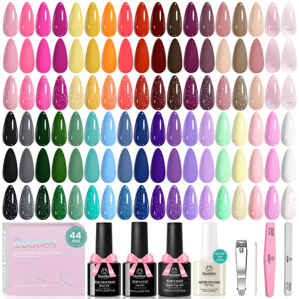 Set de vernis à ongles beetles avec 36 couleurs vives