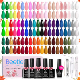 Set de vernis à ongles beetles avec 60 couleurs différentes