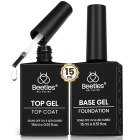 Set de vernis à ongles beetles Gel Polish base coat et top coat 15ml